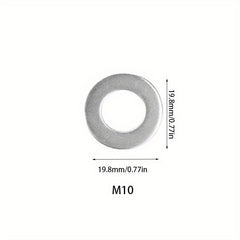 360pcs Stainless Steel Washers M2-M12 Flat Washers