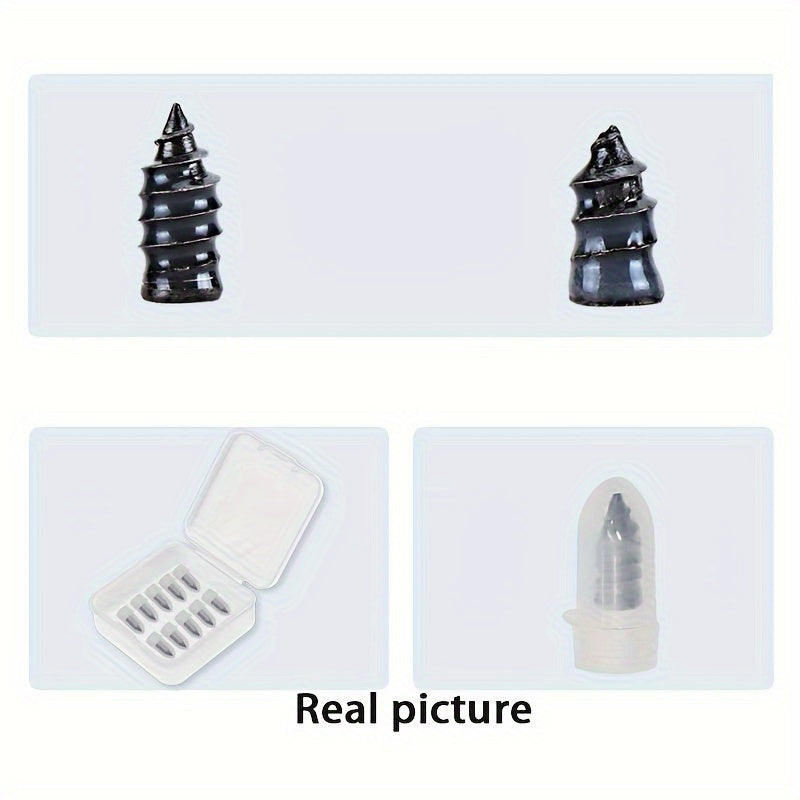 40pcs Vacuum Tire Quick Repair Kit For Autos & Motorcycles, Spiral Rubber Nails