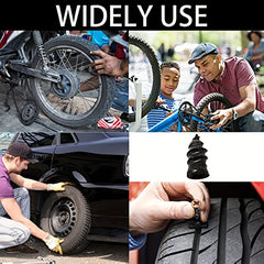 40pcs Vacuum Tire Quick Repair Kit For Autos & Motorcycles, Spiral Rubber Nails