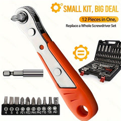 Mini Ratchet Bit Screwdriver Set for Small Sewing Machine