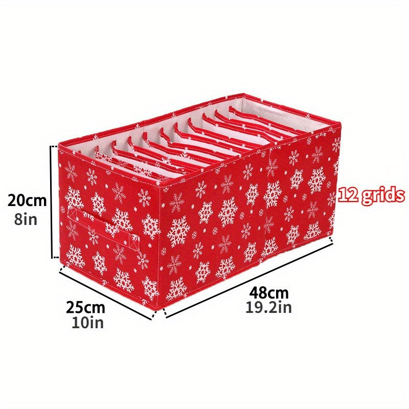 Christmas Storage Box Foldable Closet Storage Drawer Space Saving Storage Organ
