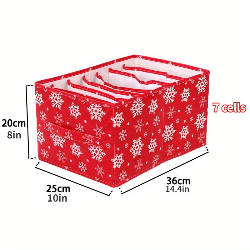 Christmas Storage Box Foldable Closet Storage Drawer Space Saving Storage Organ