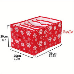 Christmas Storage Box Foldable Closet Storage Drawer Space Saving Storage Organ
