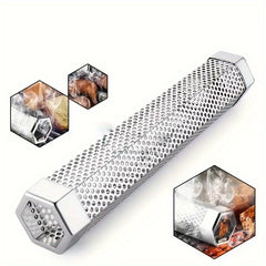 304 Stainless Steel Smoker Tube Fruit Wood Box BBQ Smoker Tube