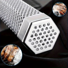 304 Stainless Steel Smoker Tube Fruit Wood Box BBQ Smoker Tube