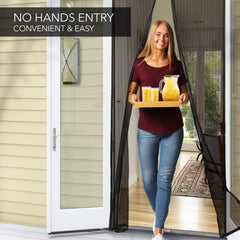 Heavy Duty Magnetic Screen Door With Pet Friendly Mesh
