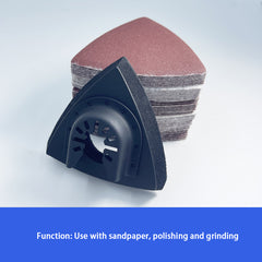 80mm Triangle Sand Disc Universal Accessory Multifunctional Tool