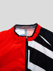 Men's Block Long Sleeve Motorcycle T-Shirt Quick Drying Breathable