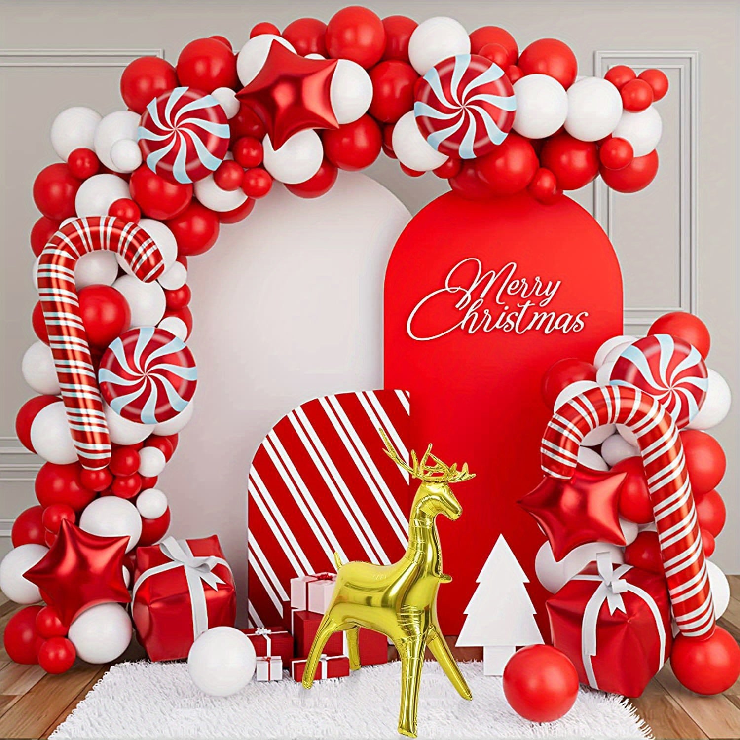 Christmas Garland Arch Inflatable Props Set