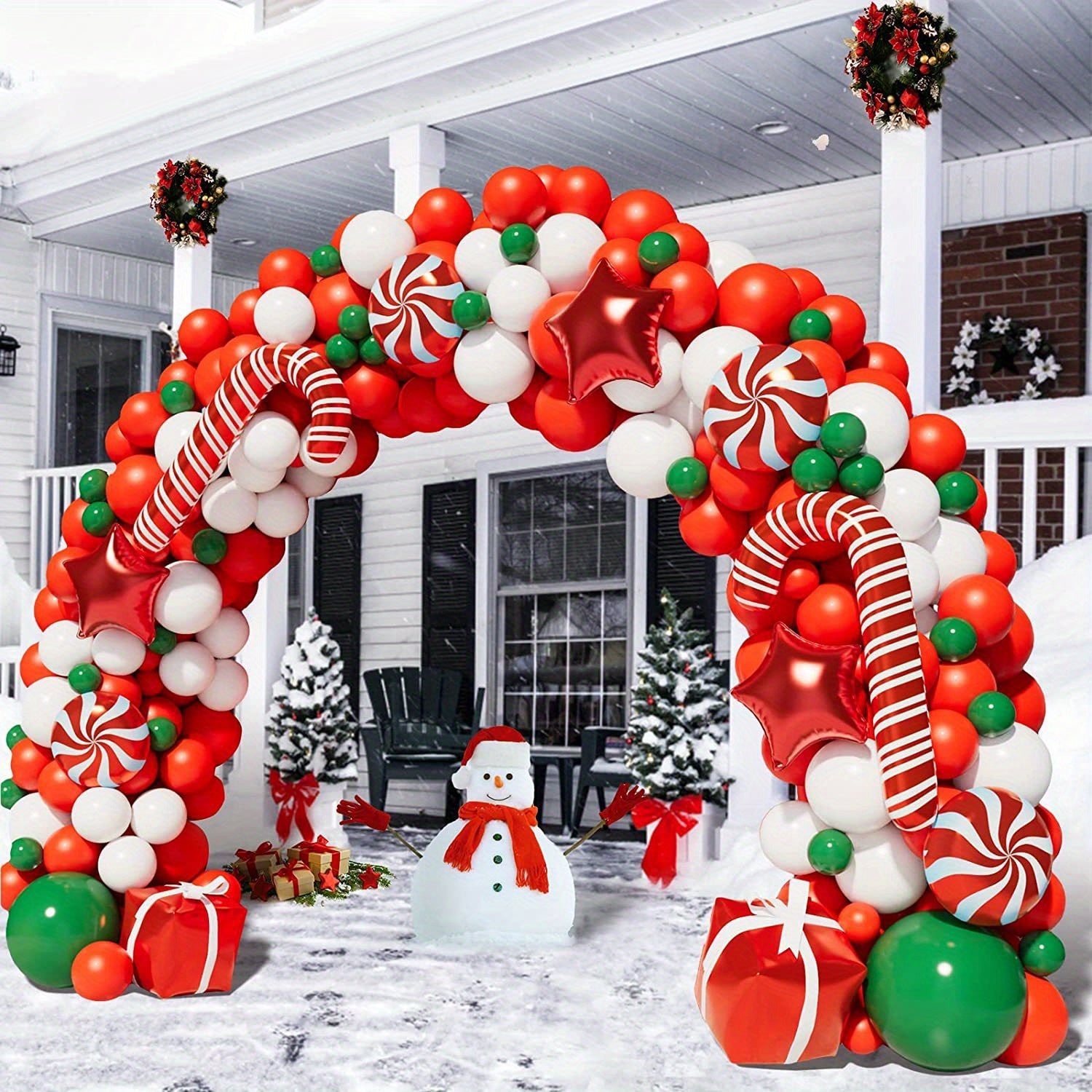 Christmas Garland Arch Inflatable Props Set