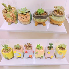 Bathroom Storage Rack Makeup Station Plant Pot Shelf