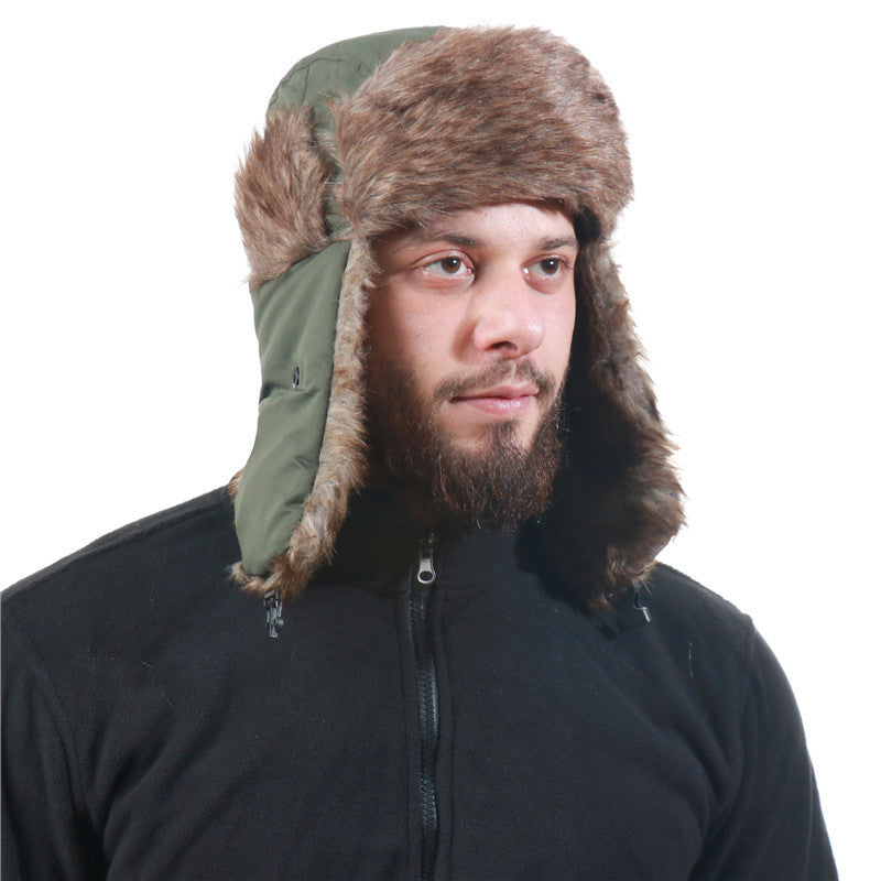 Winter Trapper Hat Waterproof Windproof Warm Hat With Ear Flaps