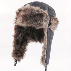 Winter Trapper Hat Waterproof Windproof Warm Hat With Ear Flaps