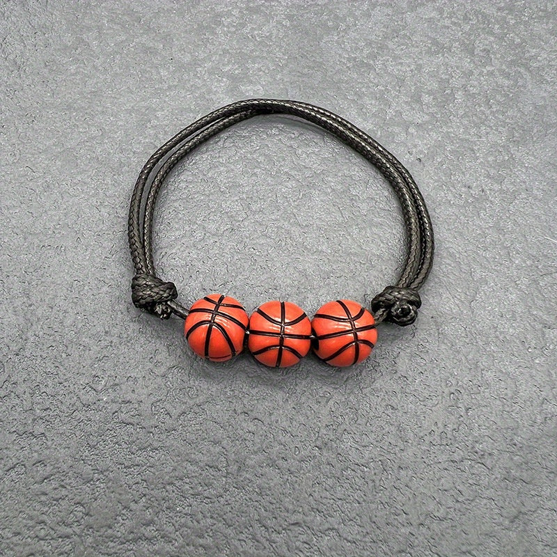 Adjustable Sports Bracelet Basketball Soccer Baseball Bracelet