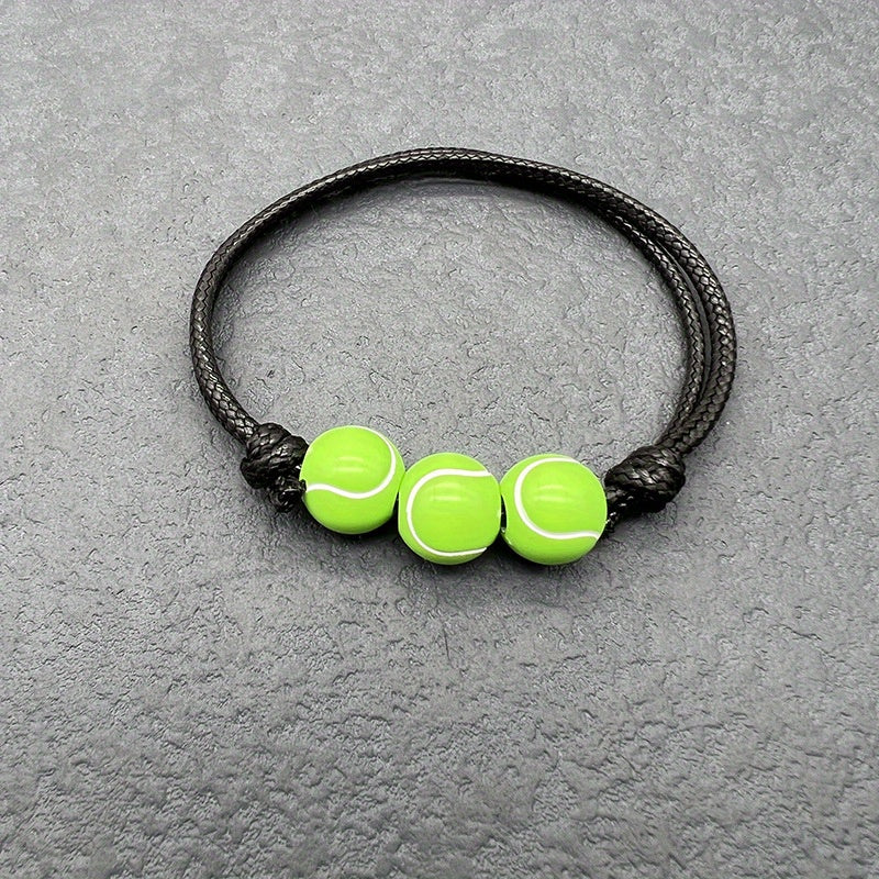Adjustable Sports Bracelet Basketball Soccer Baseball Bracelet
