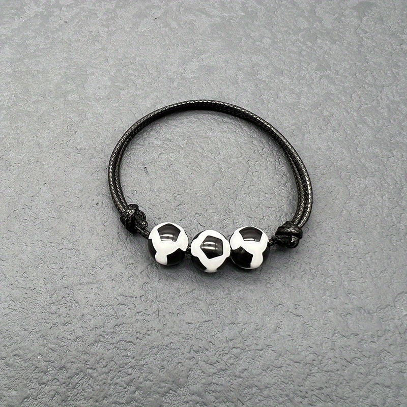 Adjustable Sports Bracelet Basketball Soccer Baseball Bracelet