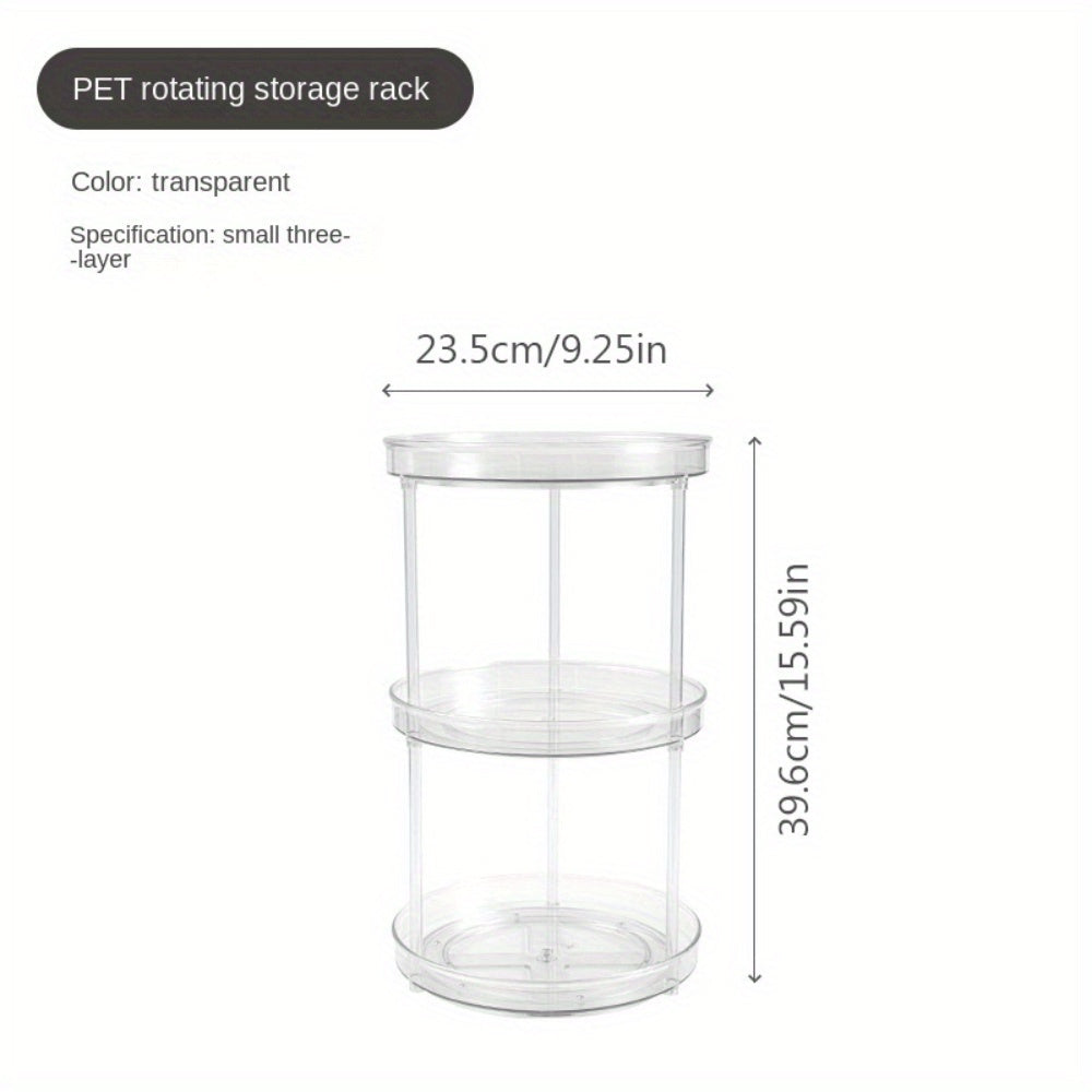 Multifunctional Rotating Storage Rack for Kitchen and Bedroom