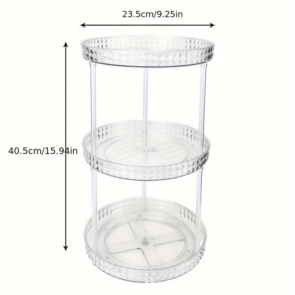 Multifunctional Rotating Storage Rack for Kitchen and Bedroom