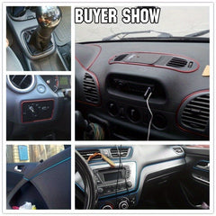 5M Car Interior Trim Sticker Strip Center Console Air Vent Decoration