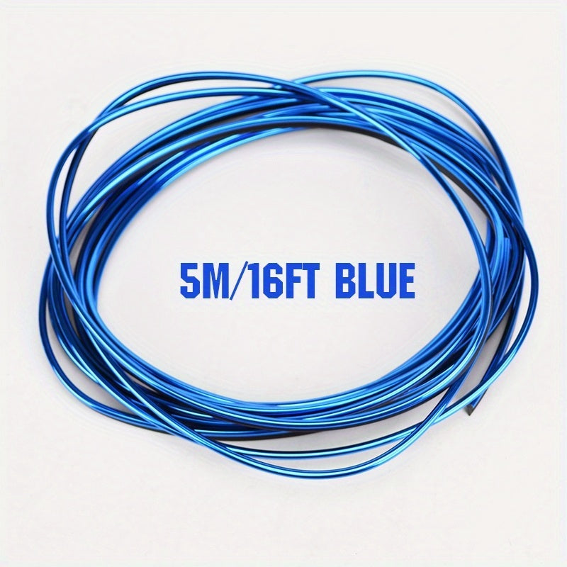 5M Car Interior Trim Sticker Strip Center Console Air Vent Decoration