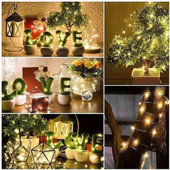 100 LEDs Christmas Garland String Light Copper Wire Led Garland Lamp