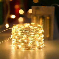 100 LEDs Christmas Garland String Light Copper Wire Led Garland Lamp