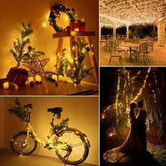 100 LEDs Christmas Garland String Light Copper Wire Led Garland Lamp