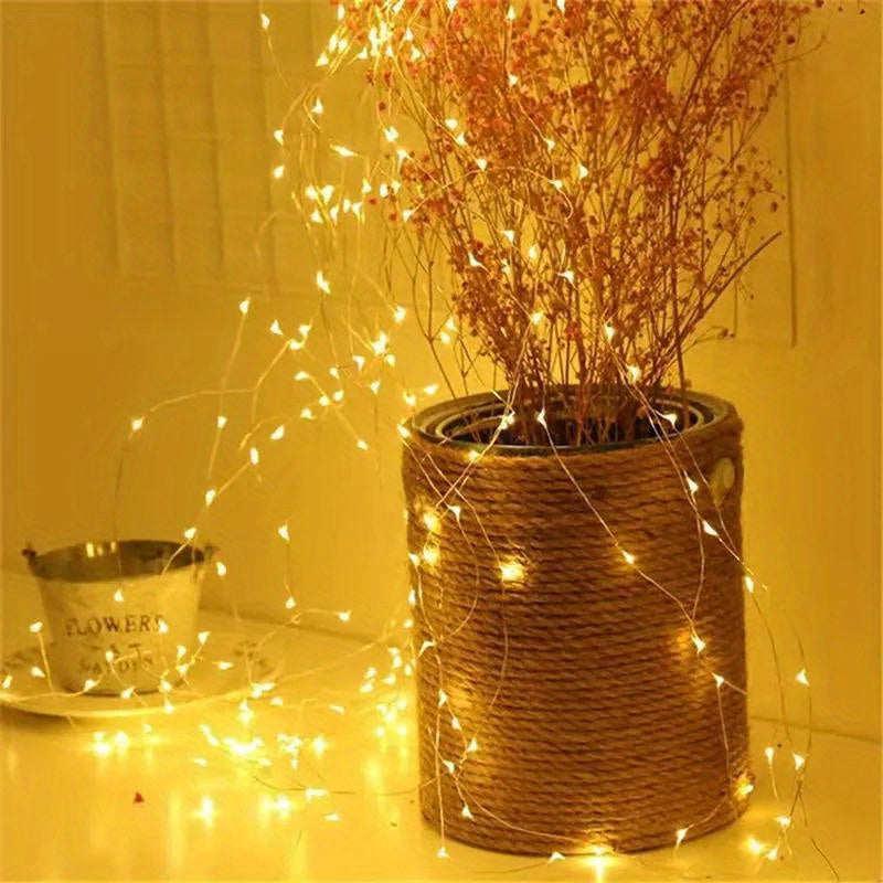 100 LEDs Christmas Garland String Light Copper Wire Led Garland Lamp