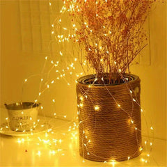 100 LEDs Christmas Garland String Light Copper Wire Led Garland Lamp