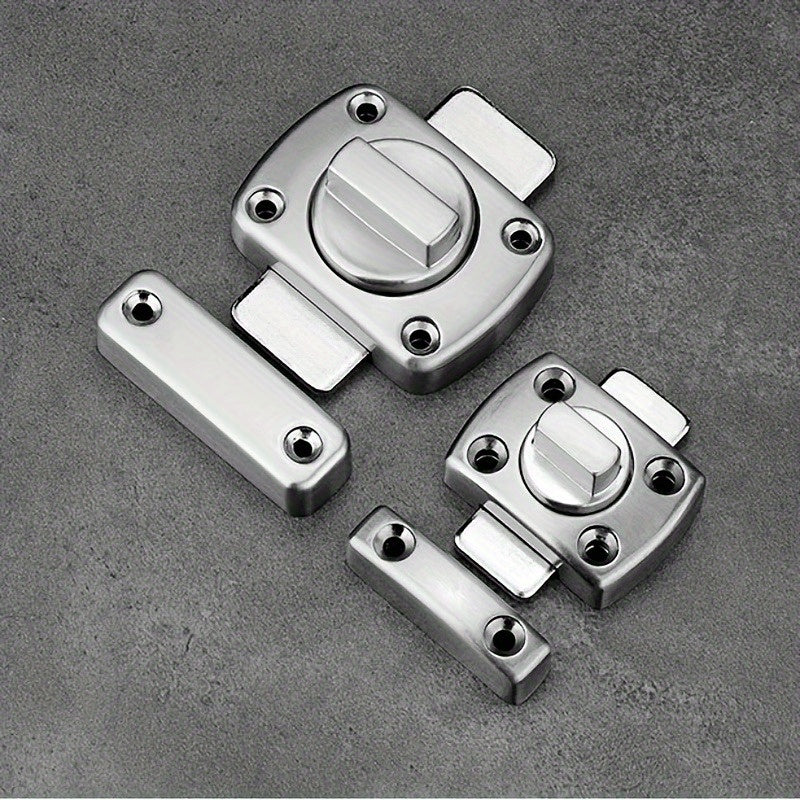 Home Security Door Lock Rotate Bolt Latch Gate Latches - Bathroom Toilet Lock
