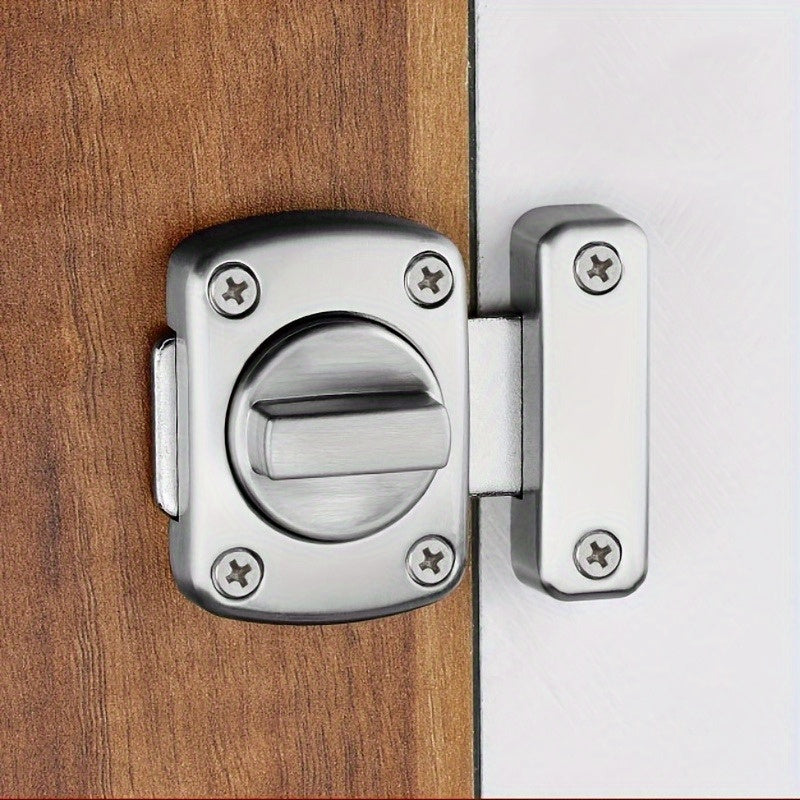 Home Security Door Lock Rotate Bolt Latch Gate Latches - Bathroom Toilet Lock