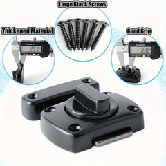 Home Security Door Lock Rotate Bolt Latch Gate Latches - Bathroom Toilet Lock