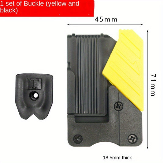 Quick Release Safety Pin Buckle Tape Measure 5M 3M 10M Steel Snap Accessories