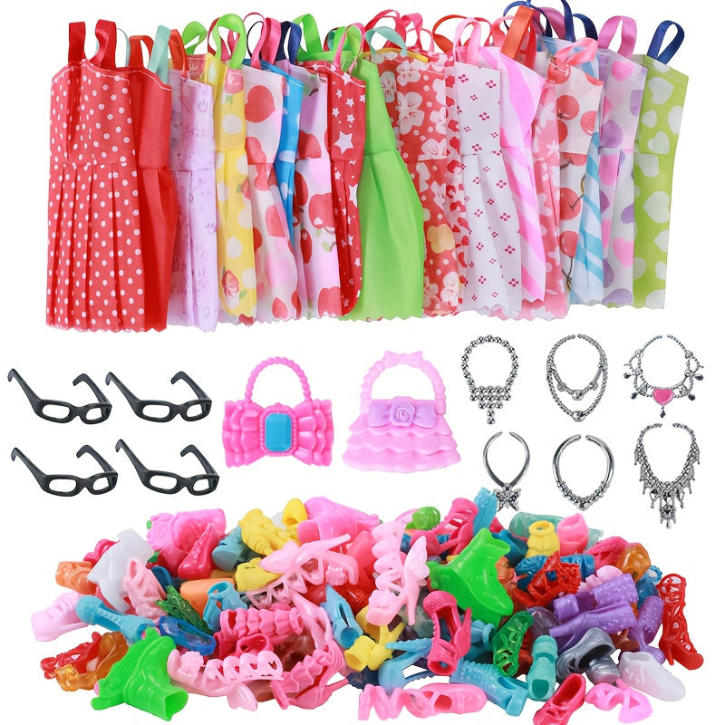 32pcs Doll Accessories Set for 11.5 Inch Dolls Christmas Stocking Gift