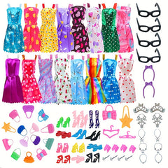 32pcs Doll Accessories Set for 11.5 Inch Dolls Christmas Stocking Gift