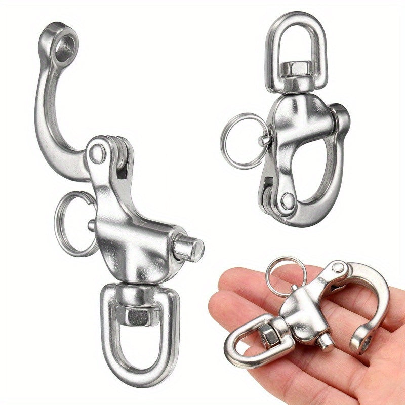 304 Stainless Steel Swivel Shackle Quick Release Anchor Chain Eye Shackle