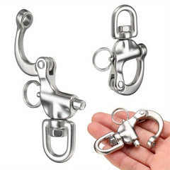 304 Stainless Steel Swivel Shackle Quick Release Anchor Chain Eye Shackle