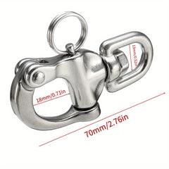 304 Stainless Steel Swivel Shackle Quick Release Anchor Chain Eye Shackle