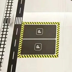 15mm 10m Creative DIY Stickers Road Tape Learn Road Way Signs Traffic Tape