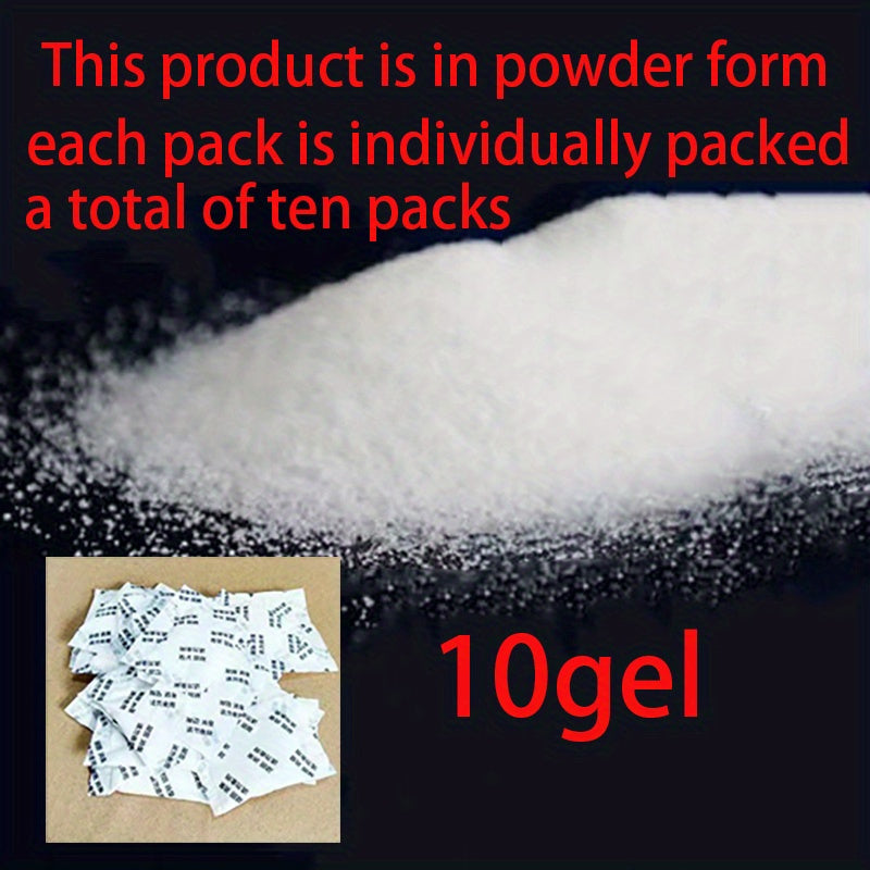10pcs Portable Toilet Gel for Outdoor Use