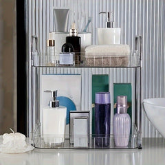 2 Layer Dish Drying Rack Kitchen Tableware Large Capacity Storage Space Saver