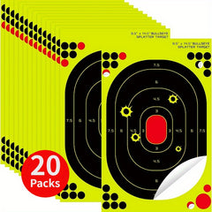Self Adhesive 13X36 Fluorescent Targets for Practice Highly Visibility