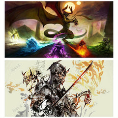 Large Size Anime Desktop Mat Desk Accessories Christmas Multiplayer Party Mat