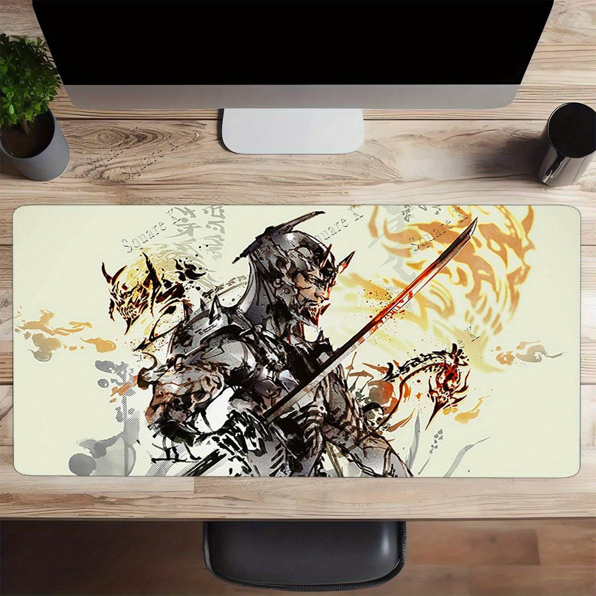 Large Size Anime Desktop Mat Desk Accessories Christmas Multiplayer Party Mat