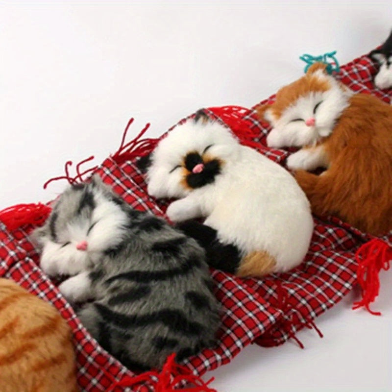 Simulation Cat Plush Animals Doll Toys Birthday Gift