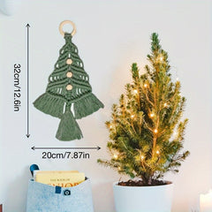 DIY Woven Christmas Tree Kit - Christmas Craft Gift - Hanging Decoration