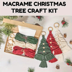 DIY Woven Christmas Tree Kit - Christmas Craft Gift - Hanging Decoration