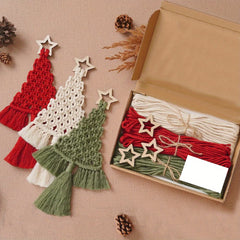 DIY Woven Christmas Tree Kit - Christmas Craft Gift - Hanging Decoration
