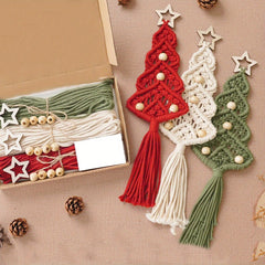 DIY Woven Christmas Tree Kit - Christmas Craft Gift - Hanging Decoration
