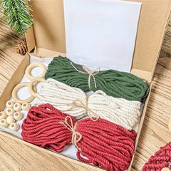 DIY Woven Christmas Tree Kit - Christmas Craft Gift - Hanging Decoration
